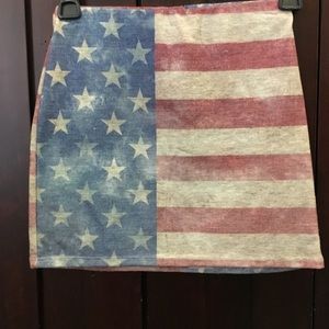 Women’s American Flag Mini Skirt